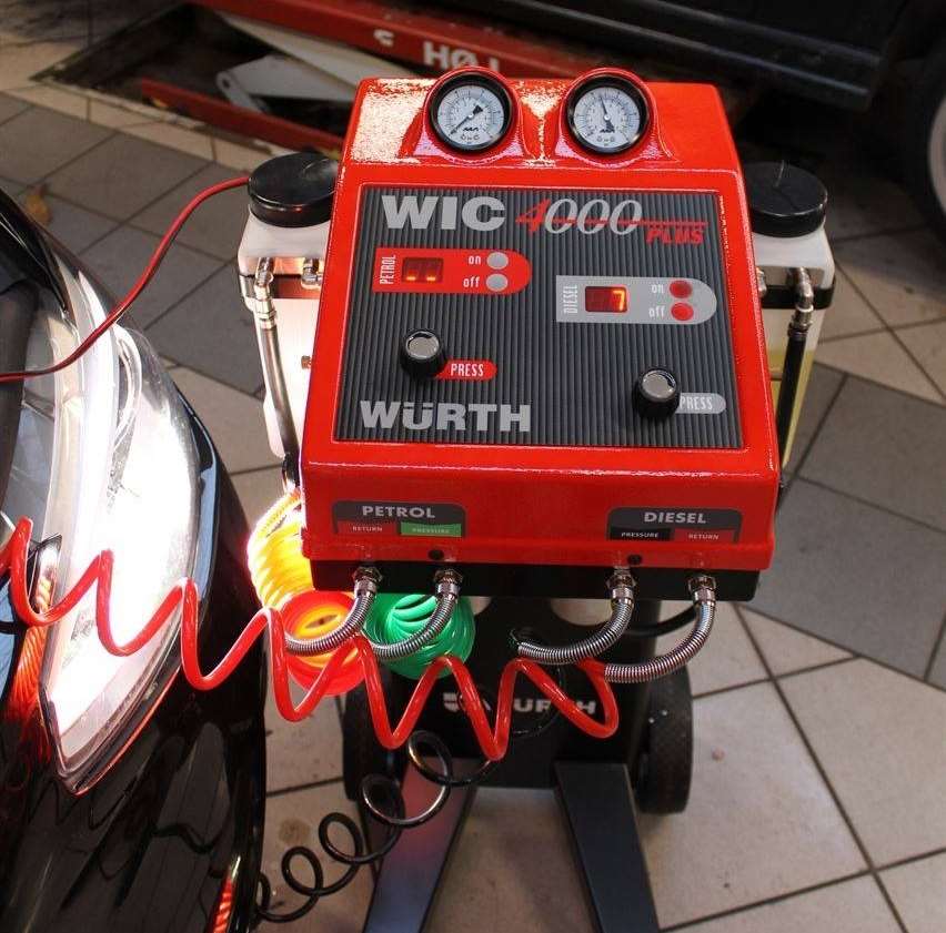 ?Motorrens med Würth rensemaskine WIC WAC